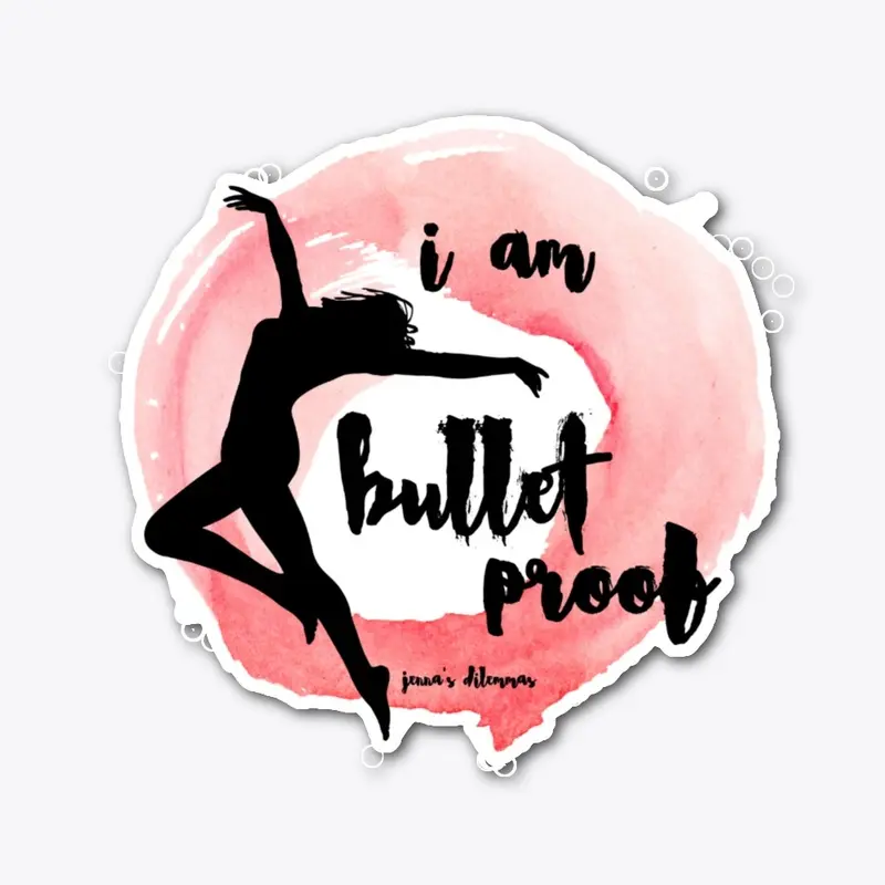 "Bulletproof Girl" Sticker